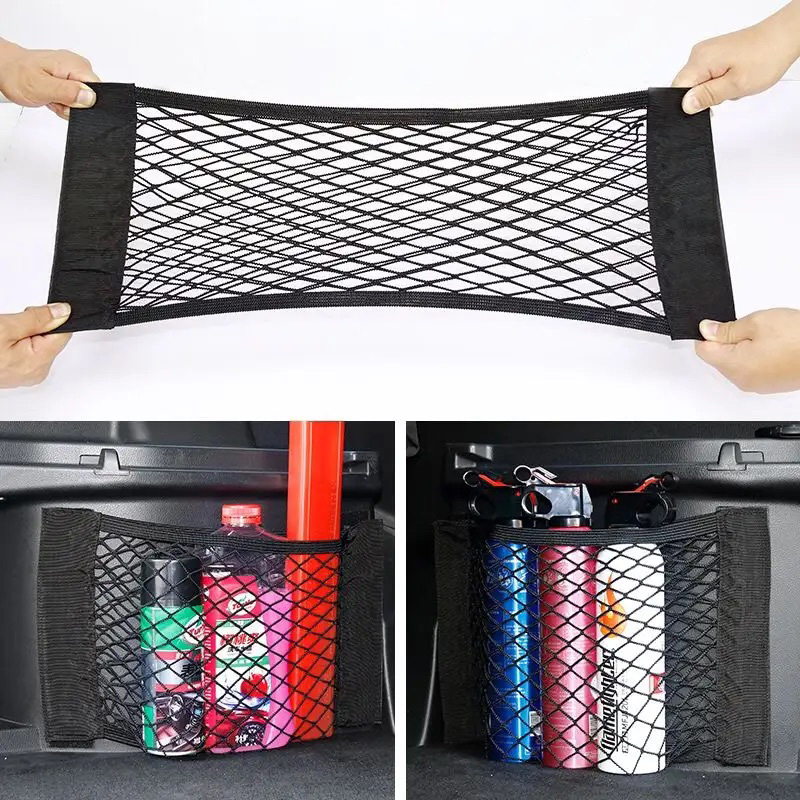 Car Trunk Organizer Foldable Storage Box - Túi lưới đựng đồ dán phía