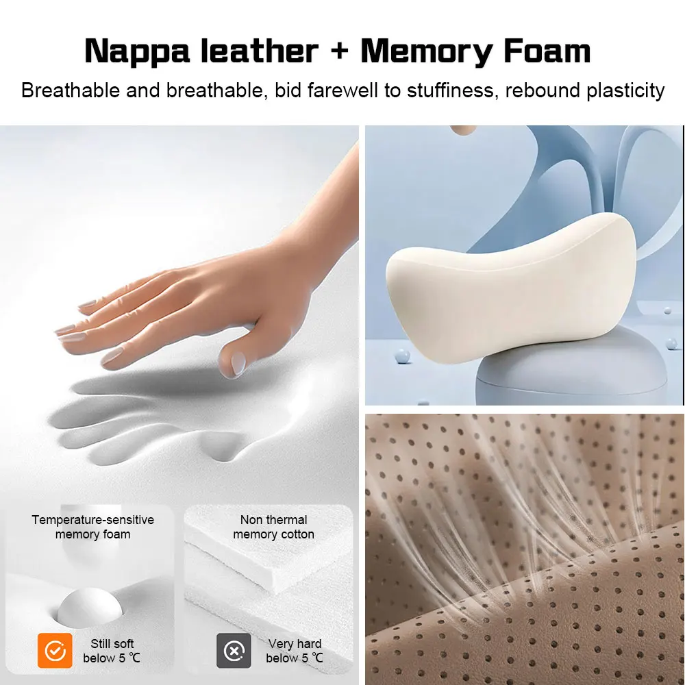 For Peugeot 308 408 508 2008 3 - đánh giá và giá Memory Foam Car Neck Pillow Lumbar Support