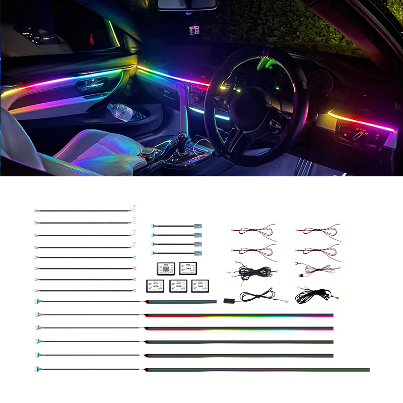 Car Ambient Light Interior Lig - đánh giá và giá Led Ambient Interior Car Lights App Control