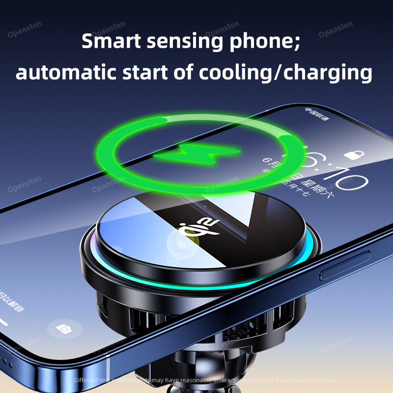 QI2 Ice Cooling Tempered Glass - đánh giá và giá Wireless Car Charger Mount Fast Charging