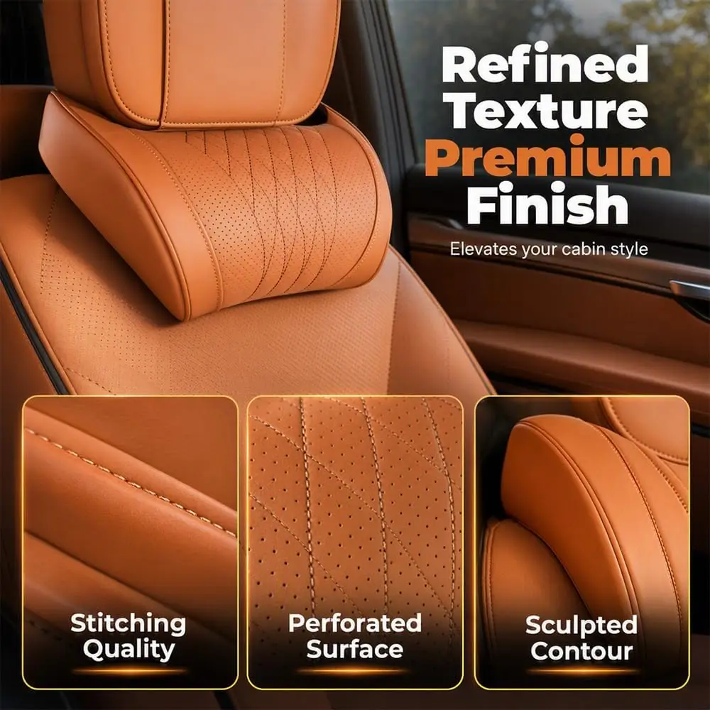 Car Interior Decor Headrest Lu - đánh giá và giá Memory Foam Car Neck Pillow Lumbar Support