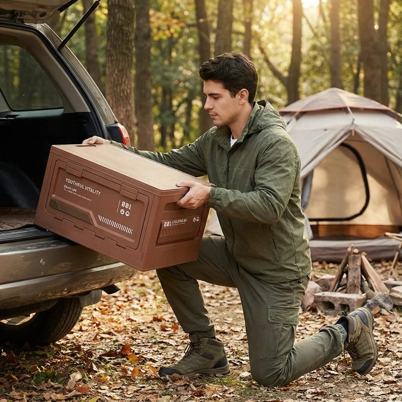 Folding Outdoor Camping Storag - đánh giá và giá Car Trunk Organizer Foldable Storage Box