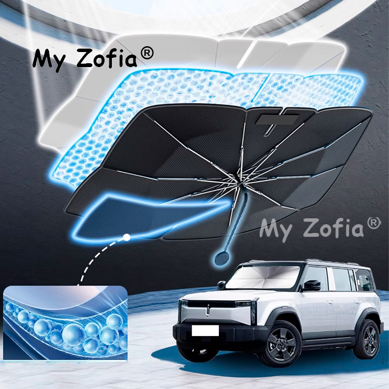 For iCAUR 03 Jaecoo j6 iCAR 03 - đánh giá và giá Car Sunshade Windshield Umbrella Foldable