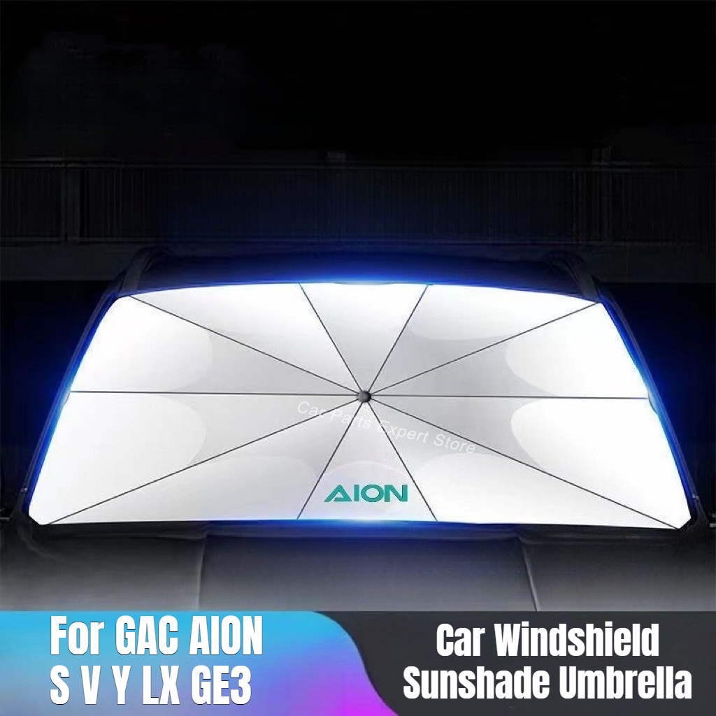For GAC AION S V Y LX GE3 Car  - đánh giá và giá Car Sunshade Windshield Umbrella Foldable
