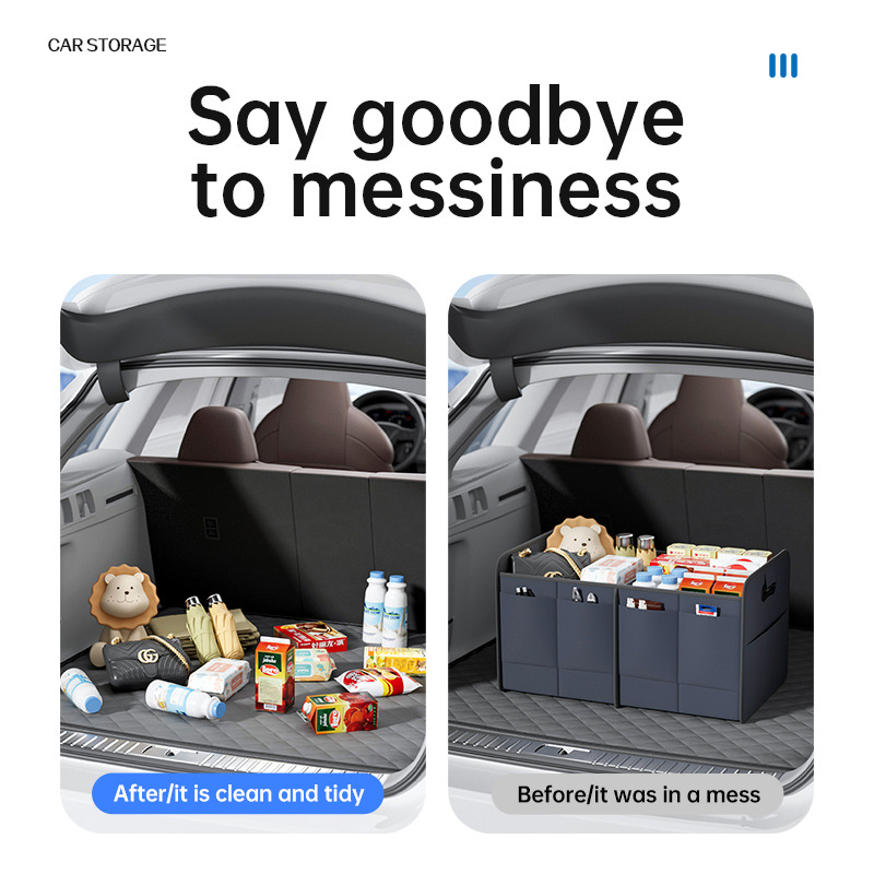 Oxford Cloth Car Trunk Organiz - đánh giá và giá Car Trunk Organizer Foldable Storage Box