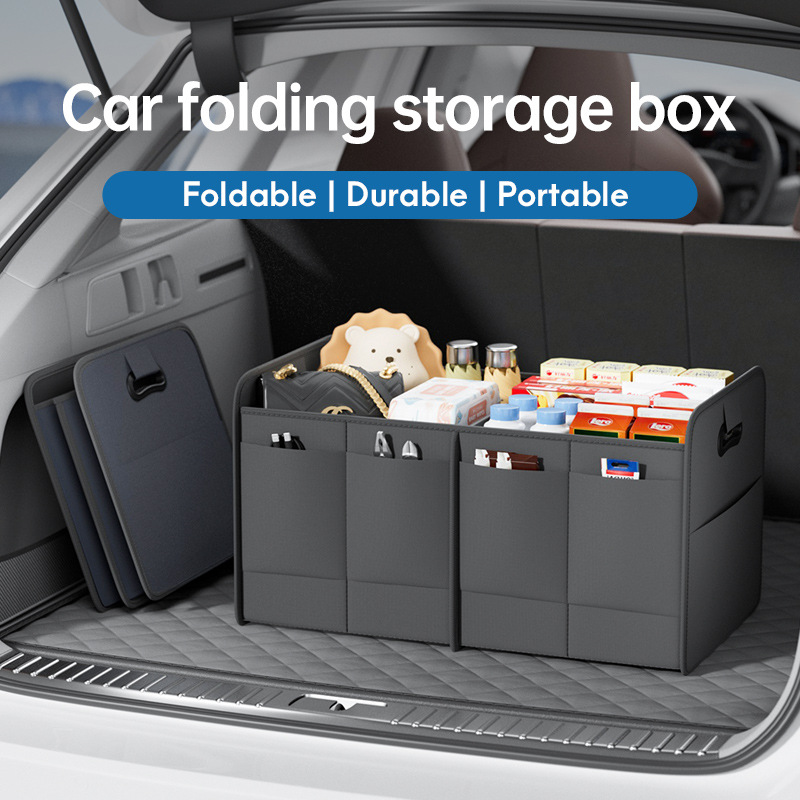 Oxford Cloth Car Trunk Organiz - đánh giá và giá Car Trunk Organizer Foldable Storage Box