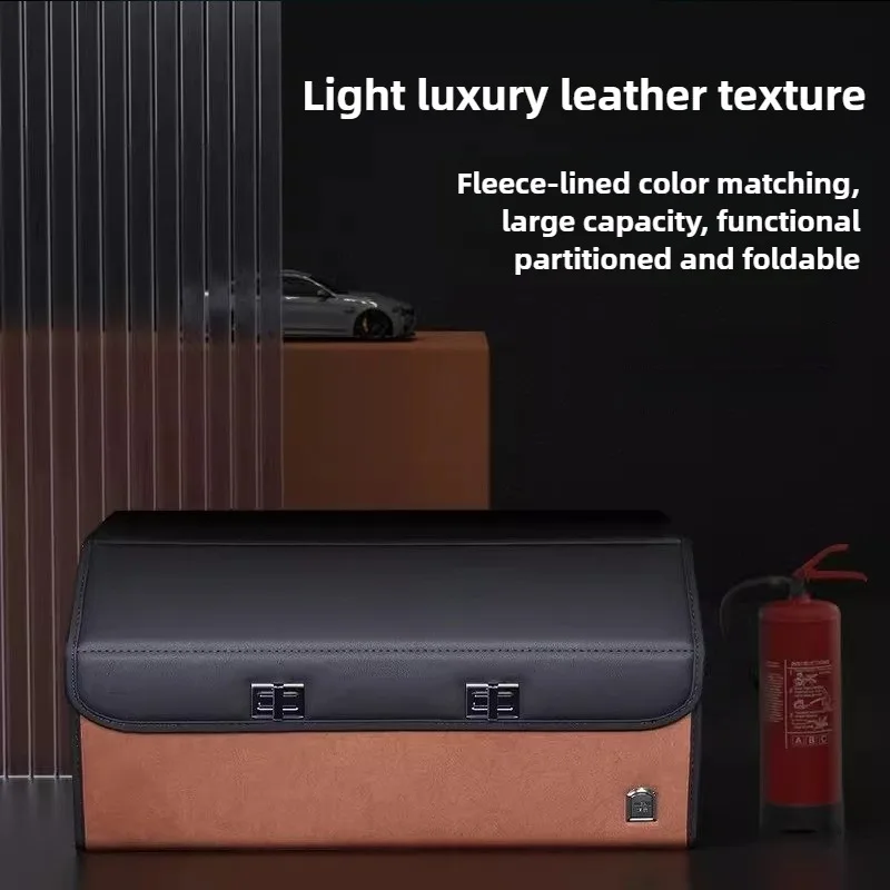 Light Luxury Suede Car Trunk S - đánh giá và giá Car Trunk Organizer Foldable Storage Box