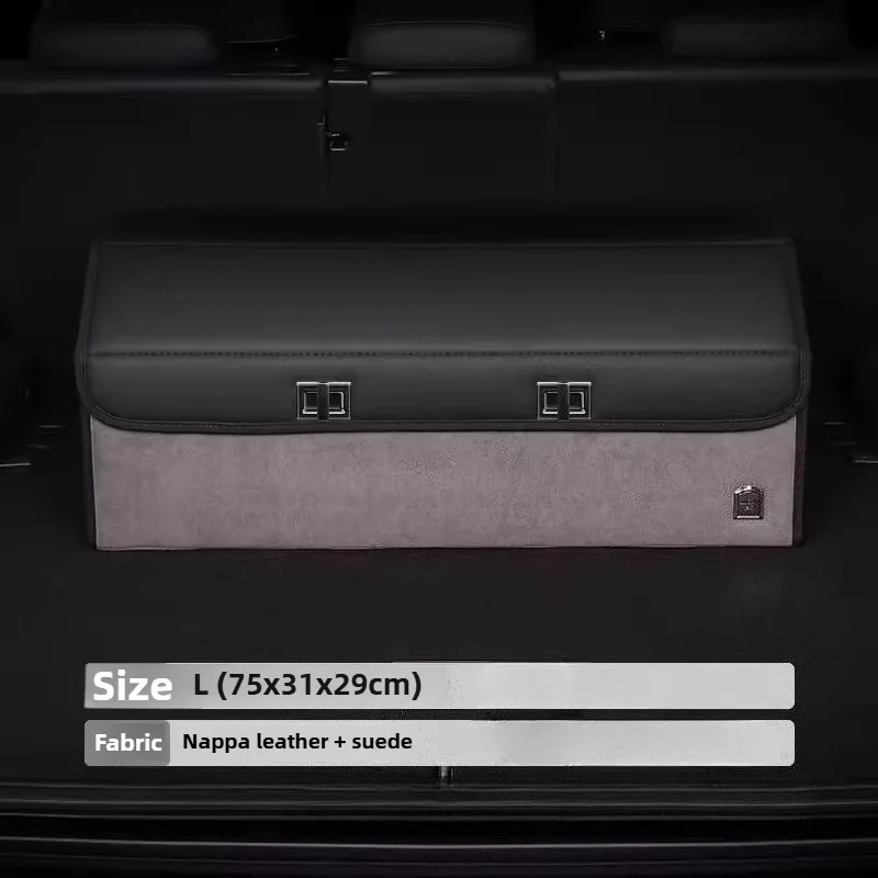 Light Luxury Suede Car Trunk S - đánh giá và giá Car Trunk Organizer Foldable Storage Box