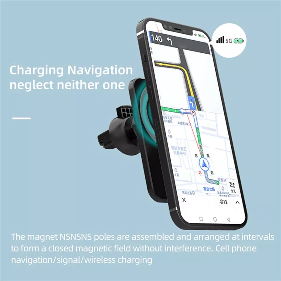 Sạc Không Dây Từ Điện Thoại Ch - đánh giá và giá Wireless Car Charger Mount Fast Charging