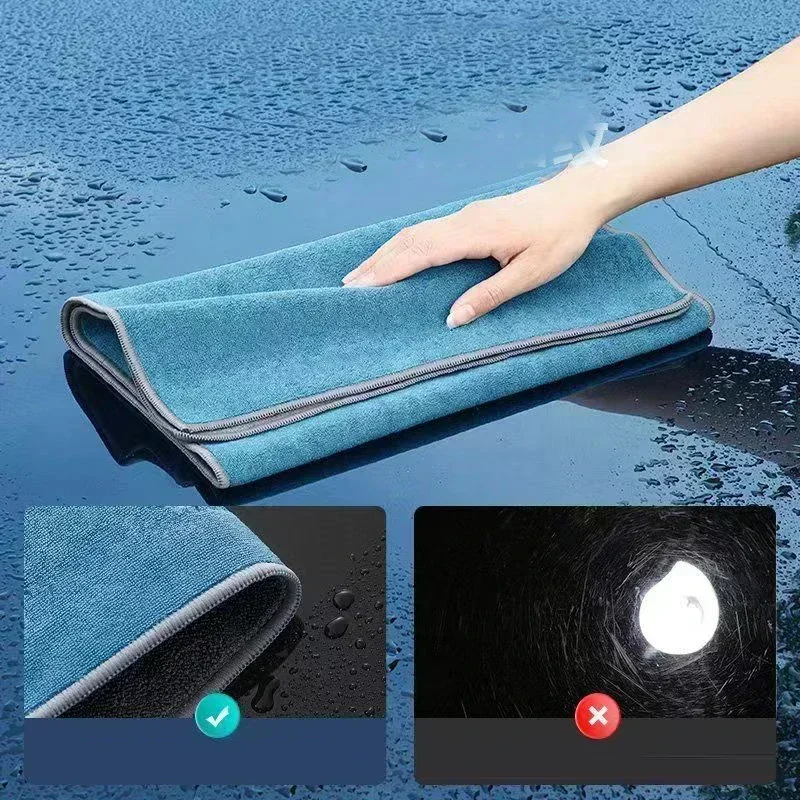 Plush Short Pile Microfiber To - đánh giá và giá Microfiber Car Drying Towel Super Absorbent