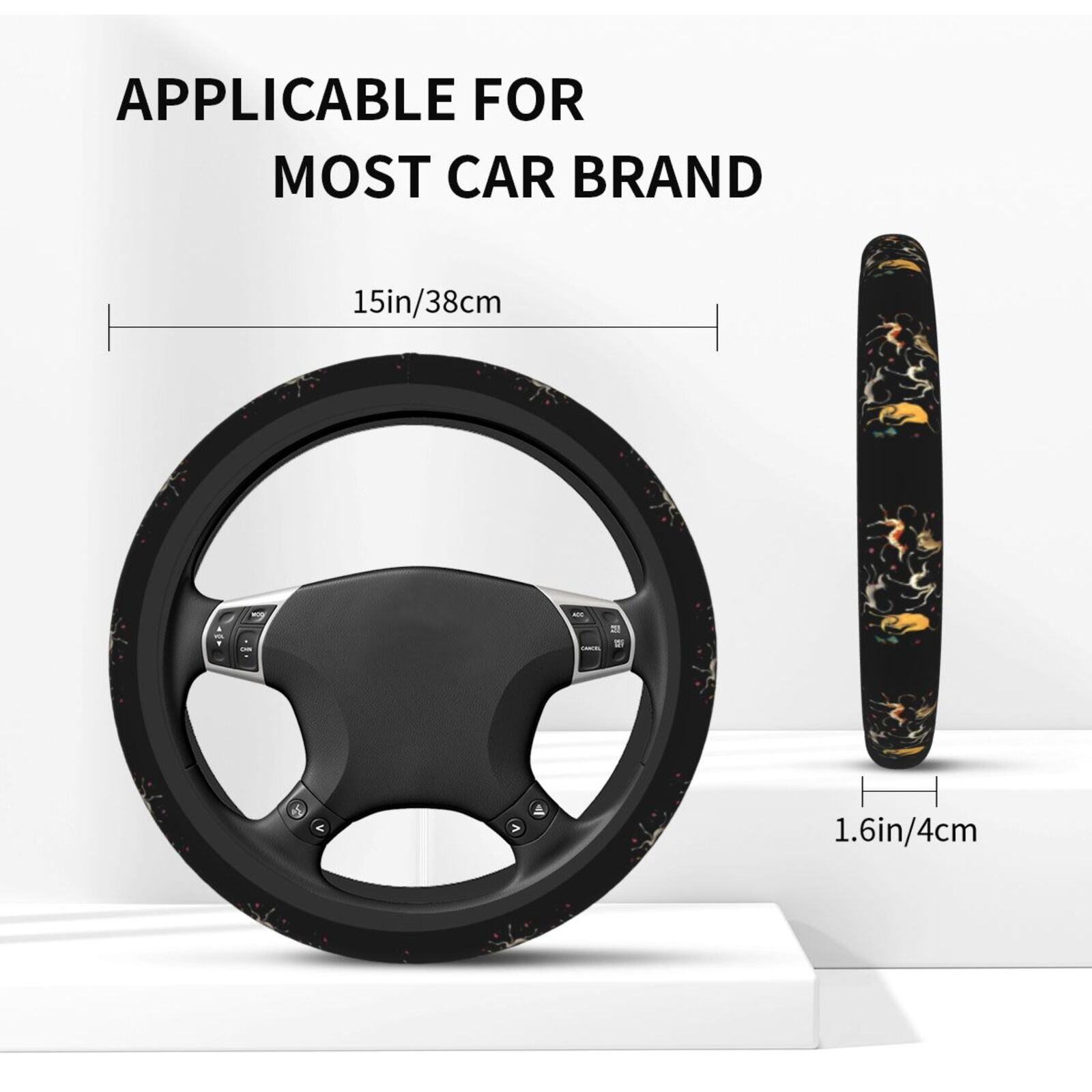 Sausage Puppy Steering Wheel C - đánh giá và giá Car Steering Wheel Cover Anti Slip Breathable