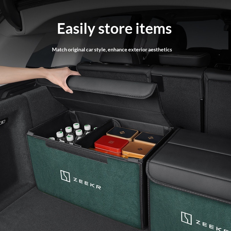For Zeekr 001 009 7X 007GT X 8 - đánh giá và giá Car Trunk Organizer Foldable Storage Box