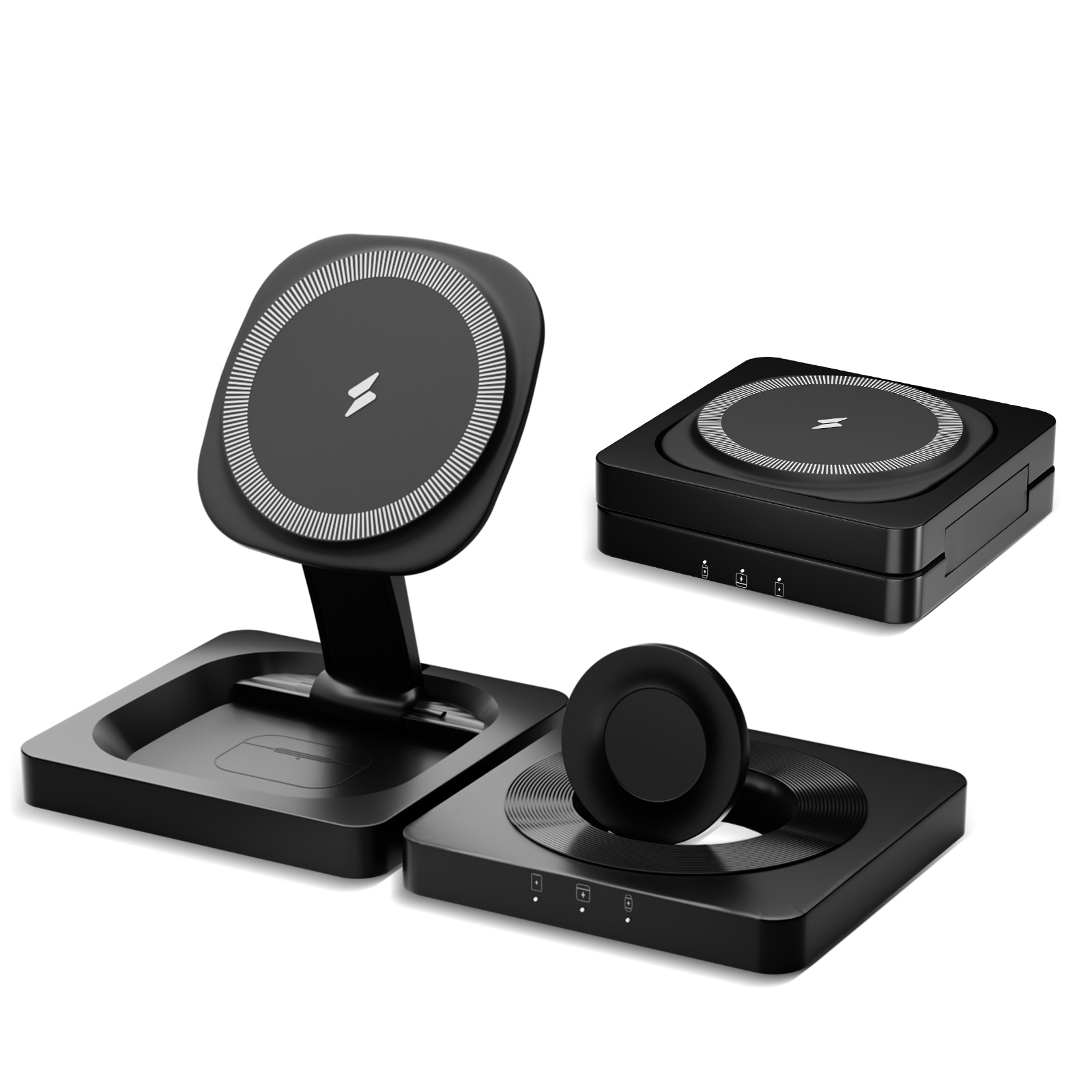 3 in 1 15W Wireless Chargers M - đánh giá và giá Wireless Car Charger Mount Fast Charging