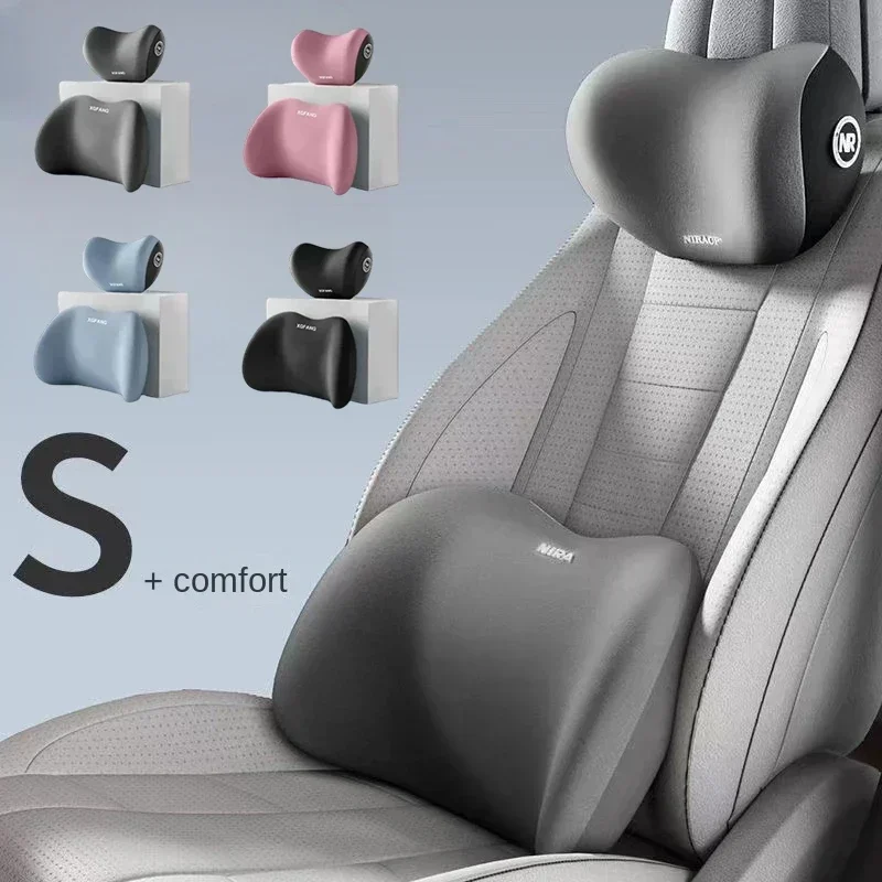 New Memory Foam Car Neck Pillo - đánh giá và giá Memory Foam Car Neck Pillow Lumbar Support