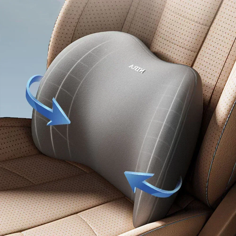 New Memory Foam Car Neck Pillo - đánh giá và giá Memory Foam Car Neck Pillow Lumbar Support